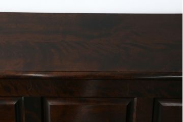 中古　北海道民芸家具　希少な絶版品!両袖タイプで収納力も抜群のライティングビューロー(デスク、両袖机、在宅用、在宅ワーク)(R-070011)