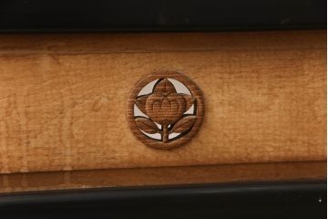 和製ビンテージ　最高級!!　井波彫刻　三好刀　迫力ある松に鶴が素晴らしい彫刻衝立て(つい立て、衝い立て、仕切り、パーテーション、ヴィンテージ)(定価約250万円)(R-070013)