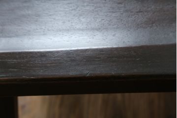 和製ビンテージ　神戸洋家具　ナラ(楢)材　彫刻を施した背もたれが珍しいチェア2脚セット(ダイニングチェア、板座チェア、椅子、イス、ヴィンテージ)(R-070062)