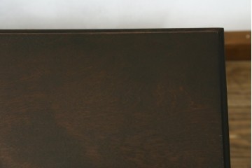 和製ビンテージ　松本民芸家具　安川型卓　レアな逸品!凝った脚のデザインが印象的なローテーブル　(R-070066)