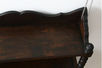 ビンテージ家具　松本民芸家具　エレガントな佇まいの吊り棚(壁掛け収納棚、ウォールシェルフ、ウォールラック、ヴィンテージ)(R-070111)