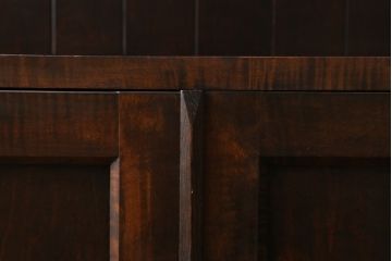 ビンテージ家具　松本民芸家具　エレガントな佇まいの吊り棚(壁掛け収納棚、ウォールシェルフ、ウォールラック、ヴィンテージ)(R-070111)