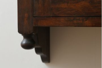 ビンテージ家具　松本民芸家具　エレガントな佇まいの吊り棚(壁掛け収納棚、ウォールシェルフ、ウォールラック、ヴィンテージ)(R-070111)