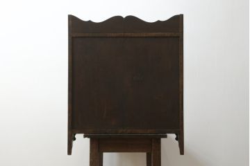 ビンテージ家具　松本民芸家具　エレガントな佇まいの吊り棚(壁掛け収納棚、ウォールシェルフ、ウォールラック、ヴィンテージ)(R-070111)