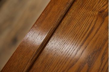 中古　美品　楡(ニレ)材　総無垢材　美しい木目と品のある佇まいが魅力の五尺水屋箪笥サイドボード(引き出し、収納棚、戸棚、食器棚)(R-070145)