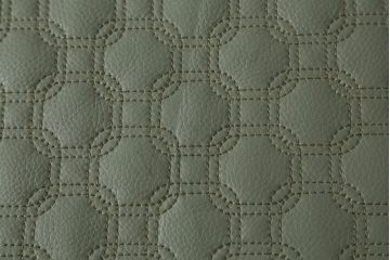 中古　イタリア　ミノッティ(Minotti)　ヤング(YANG)　本革(レザー)　トップのステッチが素敵な洗練された佇まいのオットマン(フットスツール、1Pソファ、椅子、テーブルトップ)(R-070147)