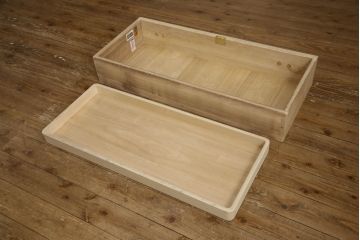 中古　上手物　伝統工芸士　皆川繁久作　シックな色合いの金具が落ち着きある雰囲気を醸し出す加茂総桐箪笥(胴厚、四方丸、総桐たんす、引き出し、着物箪笥、和タンス、衣装箪笥)(定価約180万円)(R-070151)