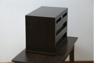 和製ビンテージ　松本民芸家具　#523型小抽斗　高山デザイン　上品な佇まいが魅力の小引き出し　(R-070171)