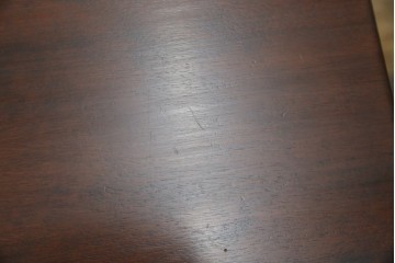 中古　美品　松本民芸家具　柳型茶卓A　慎ましさの中に個性が光るローテーブル　定価約17万円　(R-070178)