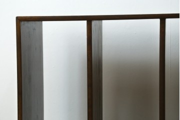 和製ヴィンテージ　昭和レトロ　シンプルなデザインが取り入れやすい本棚　(R-070179)