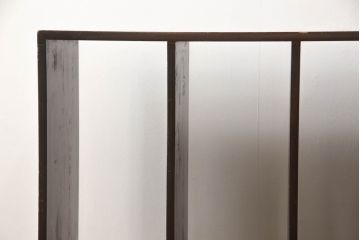 和製アンティーク　昭和レトロ　シンプルなデザインが取り入れやすい本棚(本立て、オープンラック、ブックシェルフ)(R-070180)