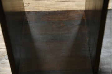 和製アンティーク　昭和レトロ　シンプルなデザインが取り入れやすい本棚　(R-070181)