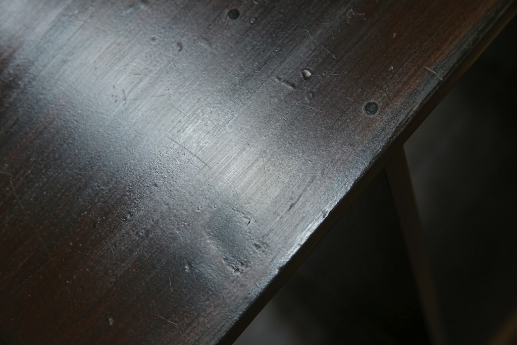 和製アンティーク　昭和レトロ　シンプルなデザインが取り入れやすい本棚　(R-070181)