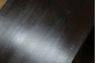 和製アンティーク　昭和レトロ　シンプルなデザインが取り入れやすい本棚　(R-070181)