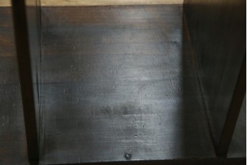 和製アンティーク　昭和レトロ　シンプルなデザインが取り入れやすい本棚　(R-070181)