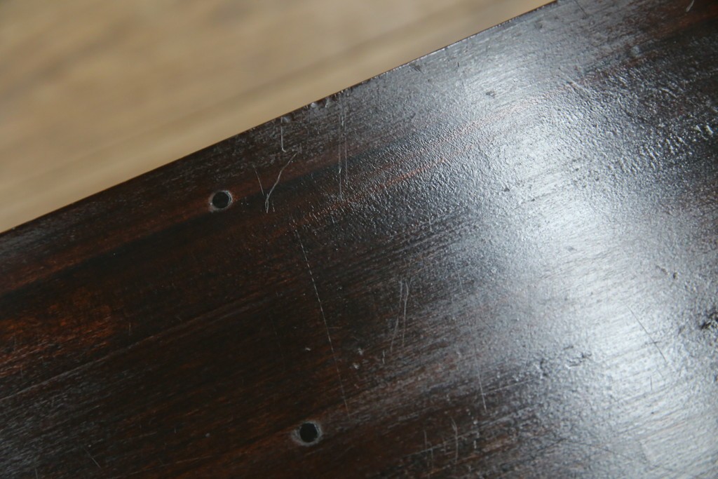 和製アンティーク　昭和レトロ　シンプルなデザインが取り入れやすい本棚　(R-070181)