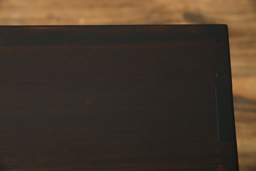 和製アンティーク　昭和レトロ　シンプルなデザインが取り入れやすい本棚　(R-070181)