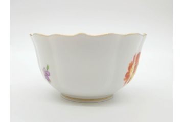 ドイツ　マイセン　Meissen　ベーシックフラワー　二つ花　ティータイムが華やかになるティーカップ&ソーサー2客セット(洋食器、C&S)(R-070193)