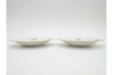 ドイツ　マイセン　Meissen　ベーシックフラワー　二つ花　ティータイムが華やかになるティーカップ&ソーサー2客セット(洋食器、C&S)(R-070193)