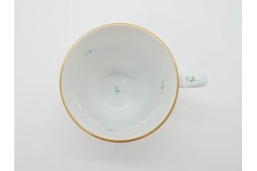 ヘレンド　ハンガリー　HEREND HVNGARY　アポニー・グリーン　落ち着いた雰囲気が素敵なラージマグ(マグカップ、HUNGARY、洋食器)(R-070194)