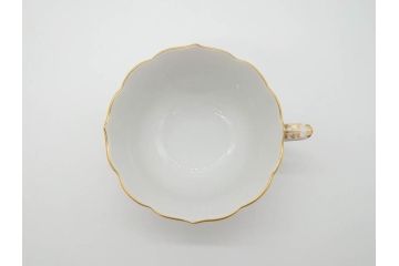 ドイツ　マイセン　Meissen　ベーシックフラワー　二つ花　ティータイムが華やかになるティーカップ&ソーサー3客セット(洋食器、C&S)(R-070195)