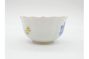 ドイツ　マイセン　Meissen　ベーシックフラワー　二つ花　ティータイムが華やかになるティーカップ&ソーサー3客セット(洋食器、C&S)(R-070195)