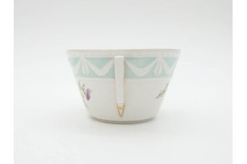 ベルリン　KPM(ベルリン王立磁器製陶所)　KURLAND　クアランド　クラシックな雰囲気溢れるティーカップ&ソーサー3客セット(ケーピーエムベルリン、C&S、王笏、洋食器)(R-070196)