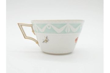 ベルリン　KPM(ベルリン王立磁器製陶所)　KURLAND　クアランド　クラシックな雰囲気溢れるティーカップ&ソーサー3客セット(ケーピーエムベルリン、C&S、王笏、洋食器)(R-070196)