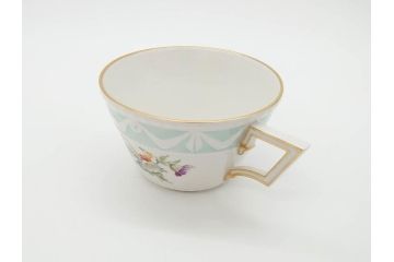ベルリン　KPM(ベルリン王立磁器製陶所)　KURLAND　クアランド　クラシックな雰囲気溢れるティーカップ&ソーサー3客セット(ケーピーエムベルリン、C&S、王笏、洋食器)(R-070196)