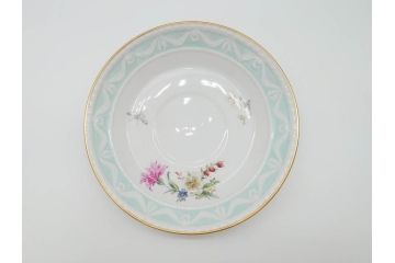 ベルリン　KPM(ベルリン王立磁器製陶所)　KURLAND　クアランド　クラシックな雰囲気溢れるティーカップ&ソーサー3客セット(ケーピーエムベルリン、C&S、王笏、洋食器)(R-070196)