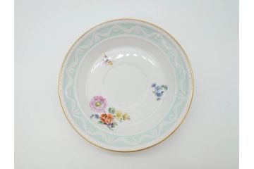 ベルリン　KPM(ベルリン王立磁器製陶所)　KURLAND　クアランド　クラシックな雰囲気溢れるティーカップ&ソーサー3客セット(ケーピーエムベルリン、C&S、王笏、洋食器)(R-070196)