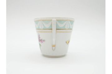ベルリン　KPM(ベルリン王立磁器製陶所)　KURLAND　クアランド　クラシックな雰囲気溢れるティーカップ&ソーサー3客セット(ケーピーエムベルリン、C&S、王笏、洋食器)(R-070197)