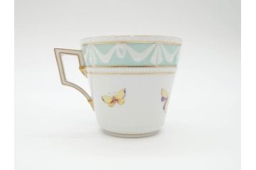 ベルリン　KPM(ベルリン王立磁器製陶所)　KURLAND　クアランド　クラシックな雰囲気溢れるティーカップ&ソーサー3客セット(ケーピーエムベルリン、C&S、王笏、洋食器)(R-070197)