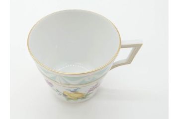 ベルリン　KPM(ベルリン王立磁器製陶所)　KURLAND　クアランド　クラシックな雰囲気溢れるティーカップ&ソーサー3客セット(ケーピーエムベルリン、C&S、王笏、洋食器)(R-070197)