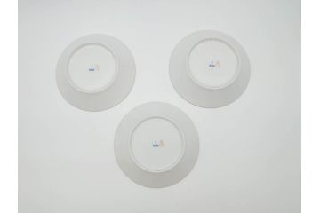 ベルリン　KPM(ベルリン王立磁器製陶所)　KURLAND　クアランド　クラシックな雰囲気溢れるティーカップ&ソーサー3客セット(ケーピーエムベルリン、C&S、王笏、洋食器)(R-070197)