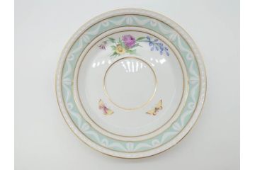 ベルリン　KPM(ベルリン王立磁器製陶所)　KURLAND　クアランド　クラシックな雰囲気溢れるティーカップ&ソーサー3客セット(ケーピーエムベルリン、C&S、王笏、洋食器)(R-070197)