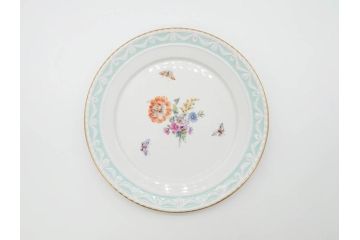 ベルリン　KPM(ベルリン王立磁器製陶所)　KURLAND　クアランド　クラシックな雰囲気が素敵なプレート3枚セット(ケーピーエムベルリン、王笏、皿、洋食器)(R-070199)