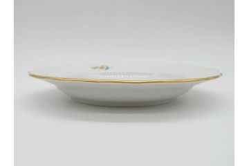 ドイツ　マイセン　Meissen　ベーシックフラワー　二つ花　それぞれ違った花達が食卓のアクセントになるプレート5枚セット(皿、洋食器)(R-070200)