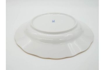 ドイツ　マイセン　Meissen　ベーシックフラワー　二つ花　それぞれ違った花達が食卓のアクセントになるプレート5枚セット(皿、洋食器)(R-070200)