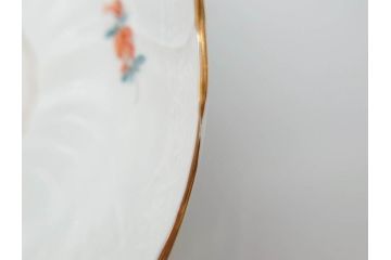 ドイツ　マイセン　Meissen　ベーシックフラワー　五つ花　繊細なデザインが上品な雰囲気を醸し出すティーカップ&ソーサー2客セット(洋食器、C&S)(R-070201)