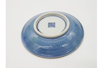 加藤利昌　清水焼　染付　祥瑞文　落ち着いた雰囲気が素敵なコーヒーカップ&ソーサー6客セット(珈琲碗皿、和食器)(R-070212)