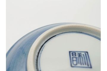 加藤利昌　清水焼　染付　祥瑞文　落ち着いた雰囲気が素敵なコーヒーカップ&ソーサー6客セット(珈琲碗皿、和食器)(R-070212)