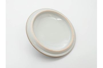 加藤利昌　清水焼　染付　描かれた鳳凰が美しい蓋付き湯呑み5客セット(和食器、湯のみ、茶碗)(R-070213)