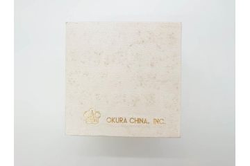 大倉陶園(OKURA、OAC)　フクロウ　ゴールドのデザインが優美な印象を与えるマグカップ(洋食器、箱付き、梟、リス)(R-070218)