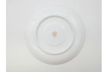 大倉陶園(OKURA、OAC)　色蒔き(ピンク)　シンプルながら上品な雰囲気を醸し出すモーニングカップ&ソーサー(洋食器、C&S、箱付き)(R-070220)