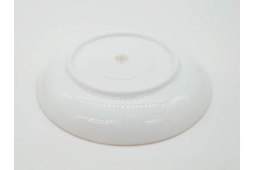 大倉陶園(OKURA、OAC)　色蒔き(レッド)　シンプルながら上品な雰囲気を醸し出すモーニングカップ&ソーサー(洋食器、C&S、箱付き)(R-070221)