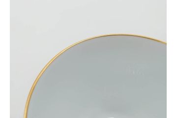 大倉陶園(OKURA、OAC)　色蒔き(マロン)　シンプルながら上品な雰囲気を醸し出すモーニングカップ&ソーサー(洋食器、C&S、箱付き、マローネ、マルーン)(R-070222)