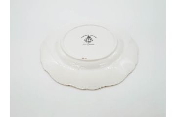 イギリス　ROYAL WORCESTER(ロイヤルウースター)　ペインテッドフルーツ　モモ　約20cm　一つ一つ丁寧に絵付けされた意匠が美しいプレート(ハンドペイント、箱付き、洋食器、皿、もも、桃)(R-070223)