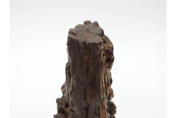 時代物　中国古玩　鑑賞石　盆石　台付(置物、ディスプレイ、台座付き)(R-070226)