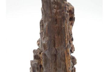 時代物　中国古玩　鑑賞石　盆石　台付(置物、ディスプレイ、台座付き)(R-070226)